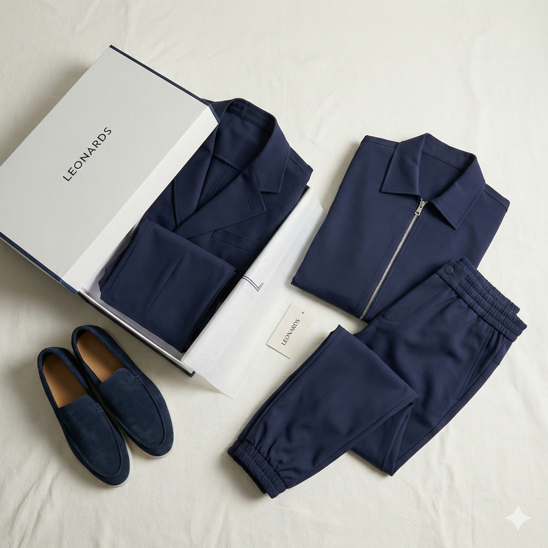 <p>Choose your size, color and quantity. Every Leonards piece is designed to fit true to size with a refined silhouette</p>